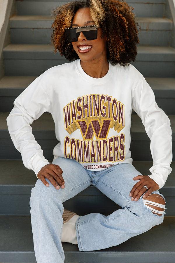 Gameday Couture WASHINGTON COMMANDERS Time Out Midweight Long-Sleeve Tee