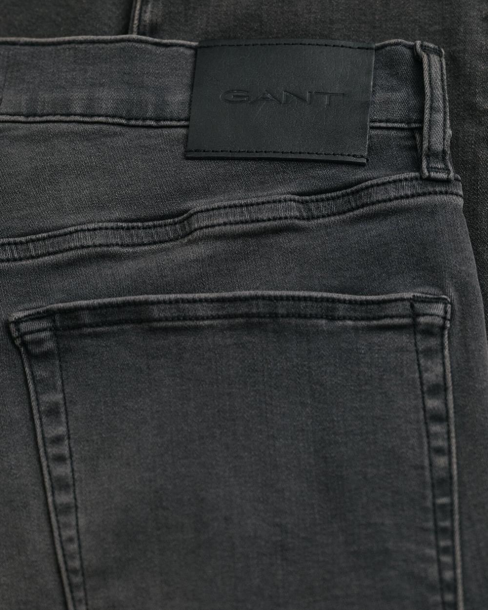 Gant Extra Slim Fit Active Recover Black Jeans Black Worn In