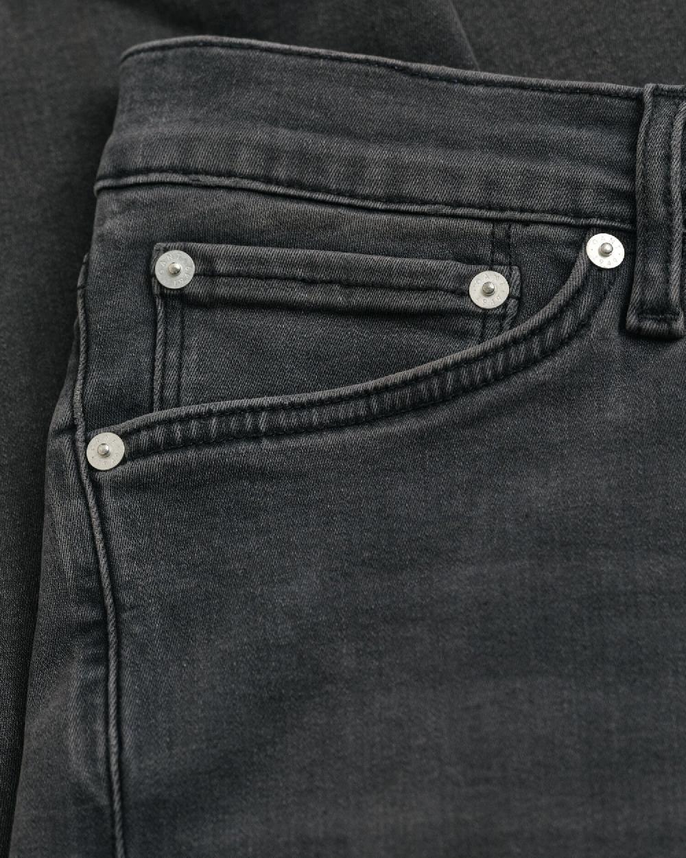 Gant Extra Slim Fit Active Recover Black Jeans Black Worn In
