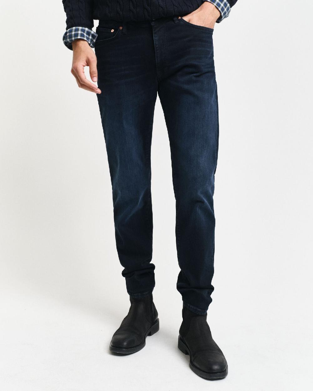 Gant Extra Slim Fit Active Recover Jeans Black Vintage
