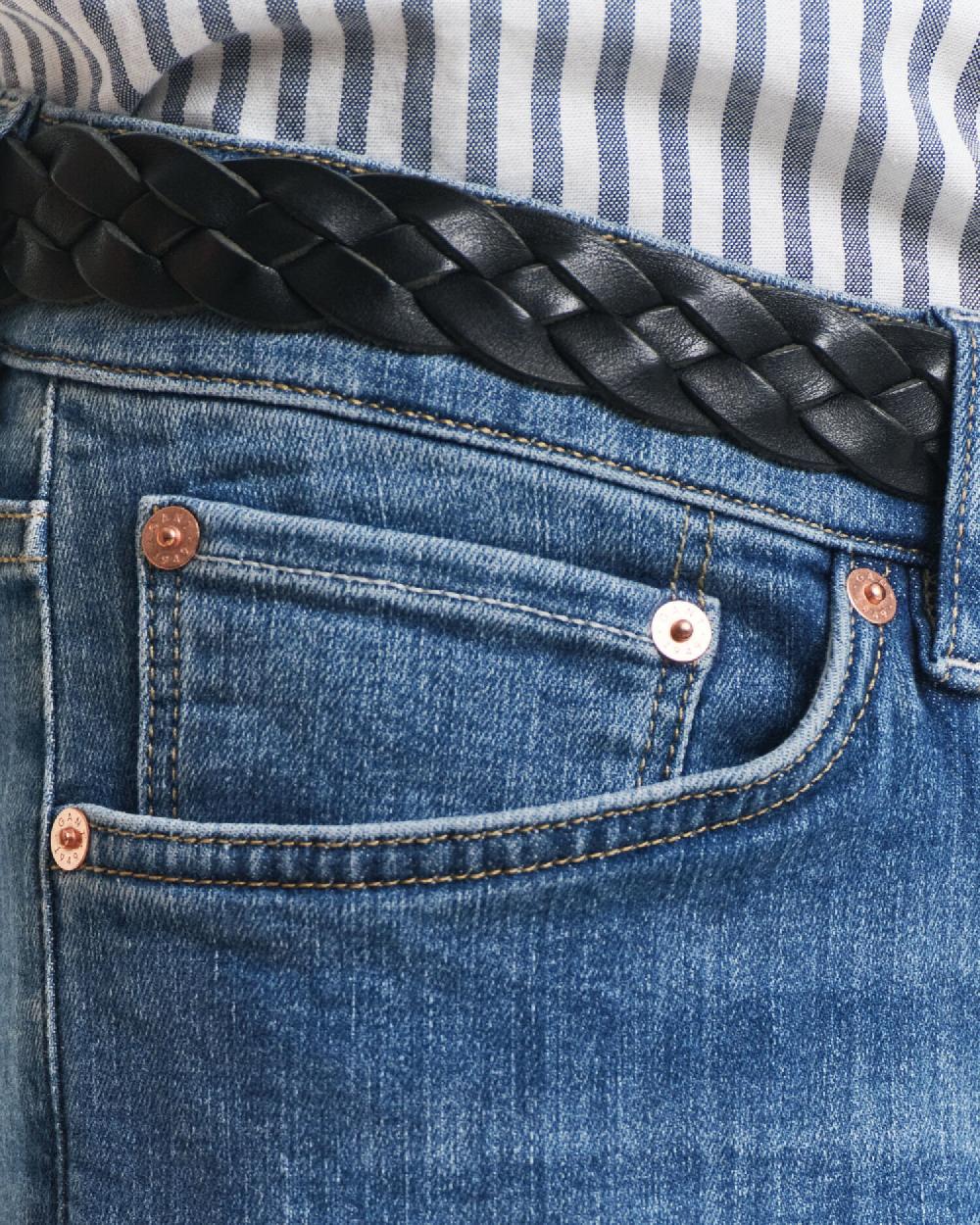 Gant Extra Slim Fit Active Recover Jeans Mid Blue Broken In