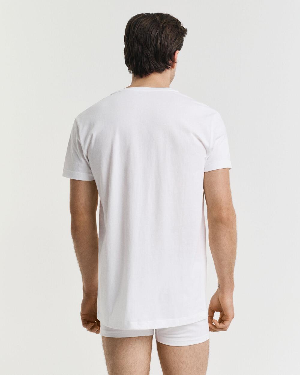 Gant 2-Pack Crew Neck T-Shirts White