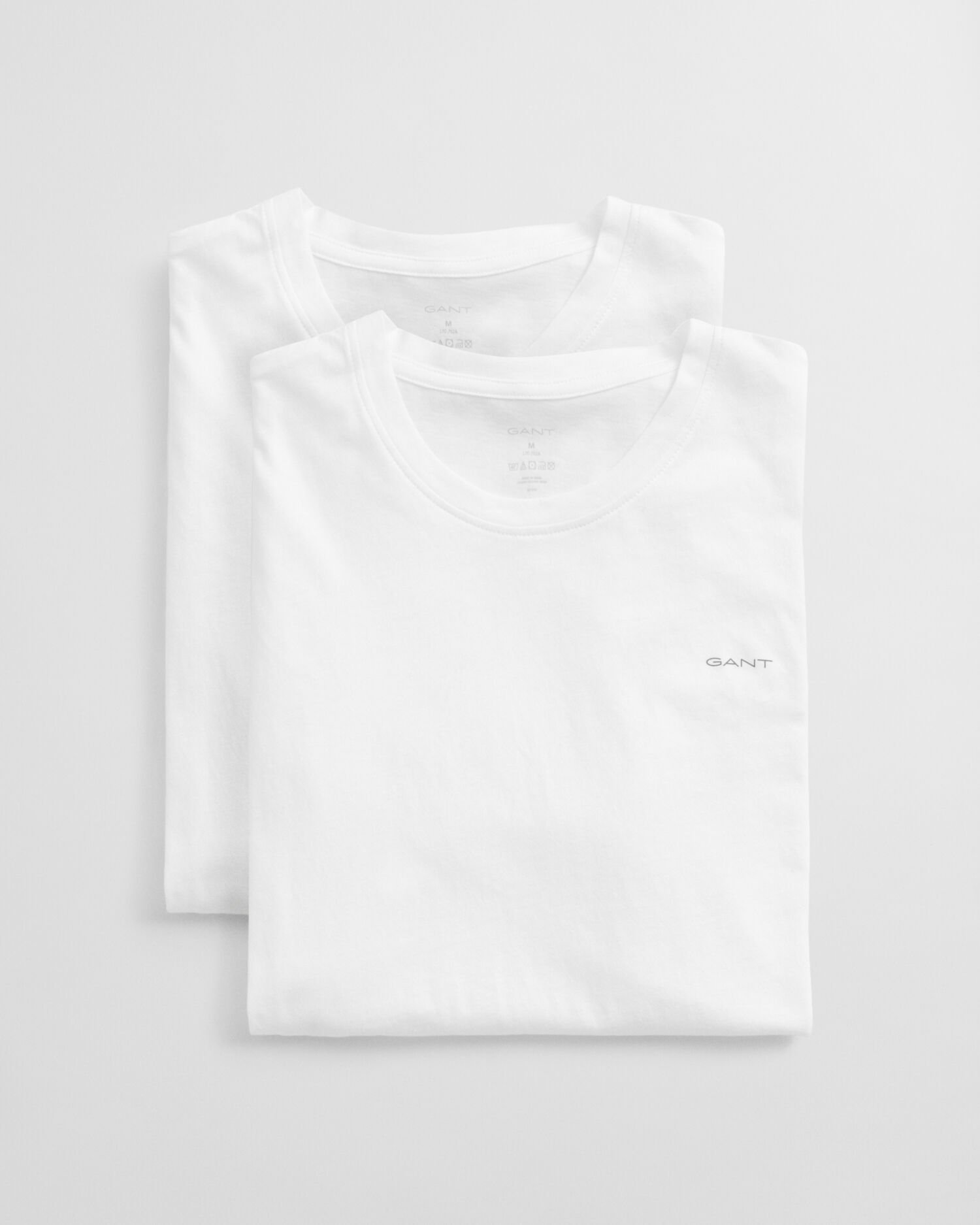 gant 2-Pack Crew Neck T-Shirts white