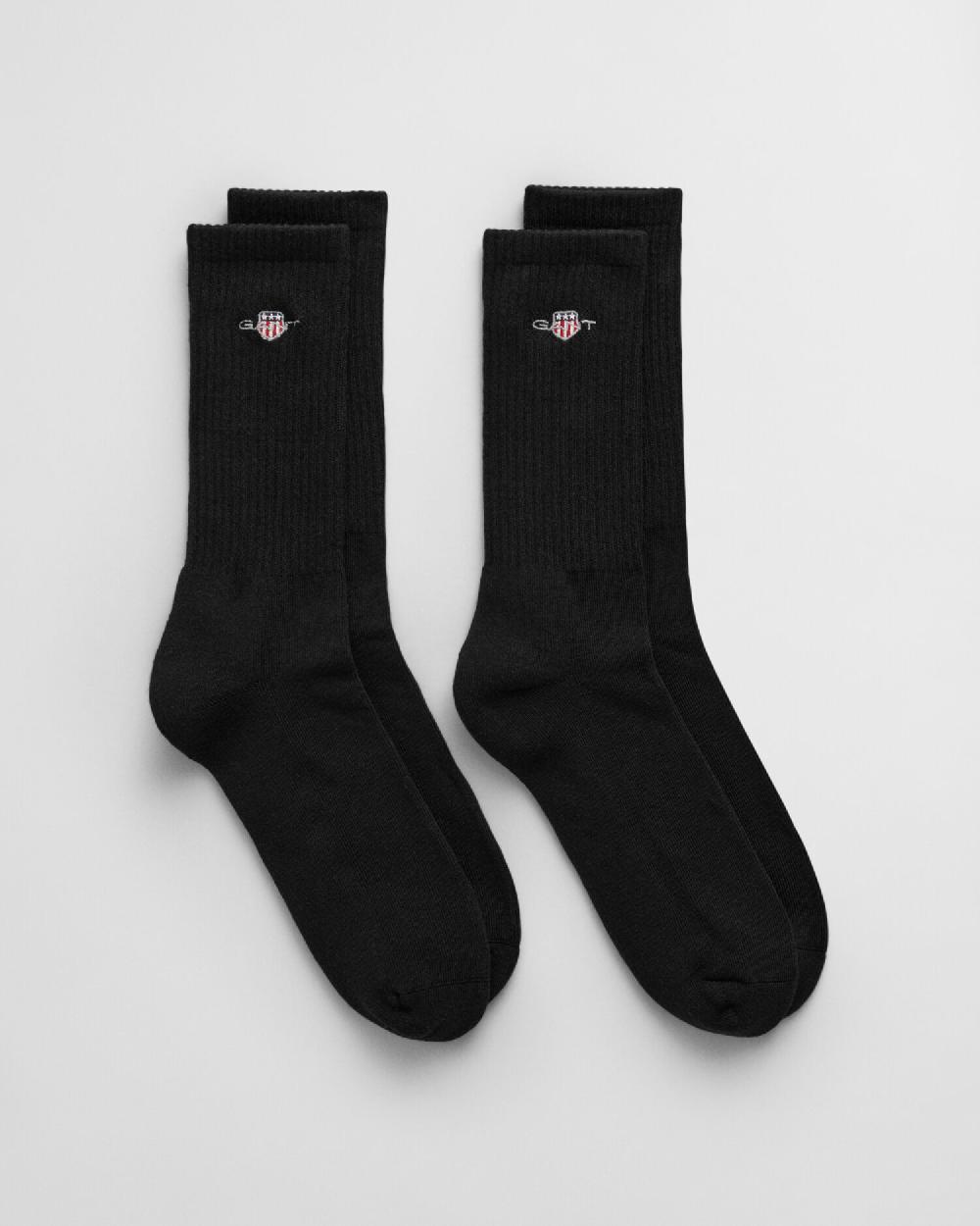 gant 2-Pack Shield Sport Socks black