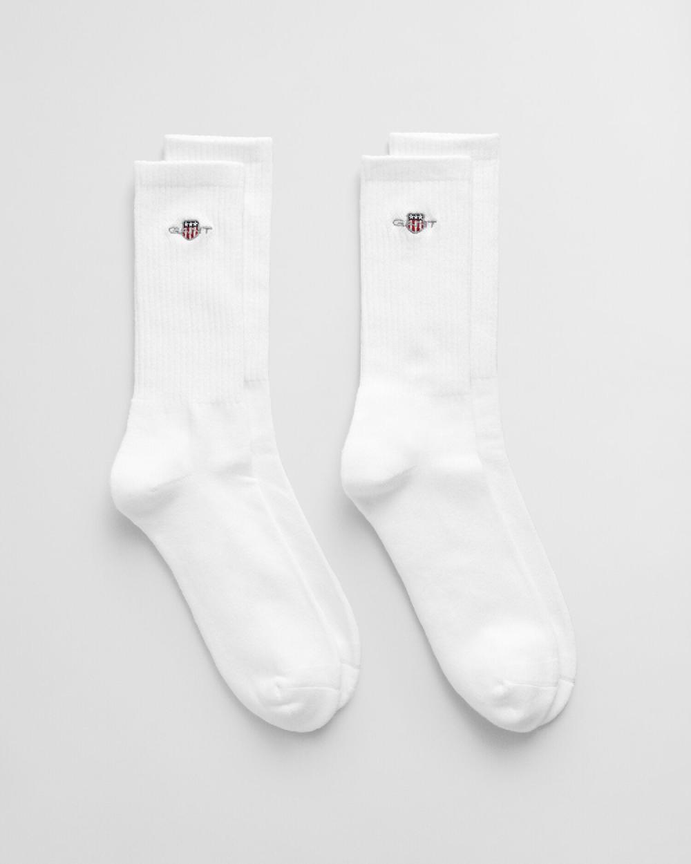 gant 2-Pack Shield Sport Socks white