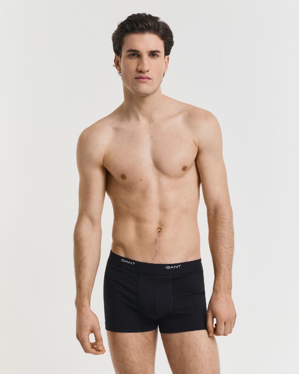 Gant 3-Pack Core Trunks Black