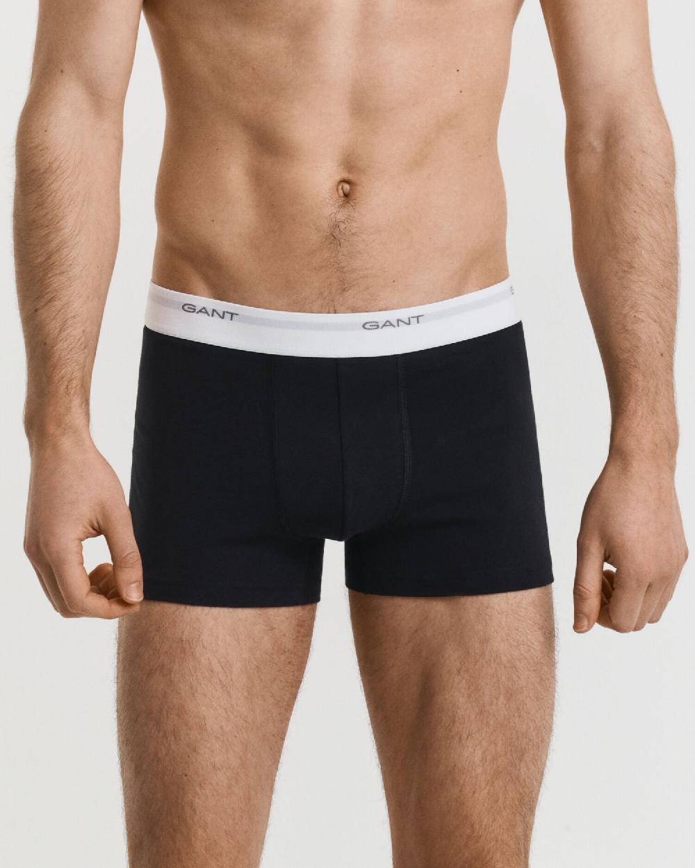 Gant 3-Pack Core Trunks Black / White