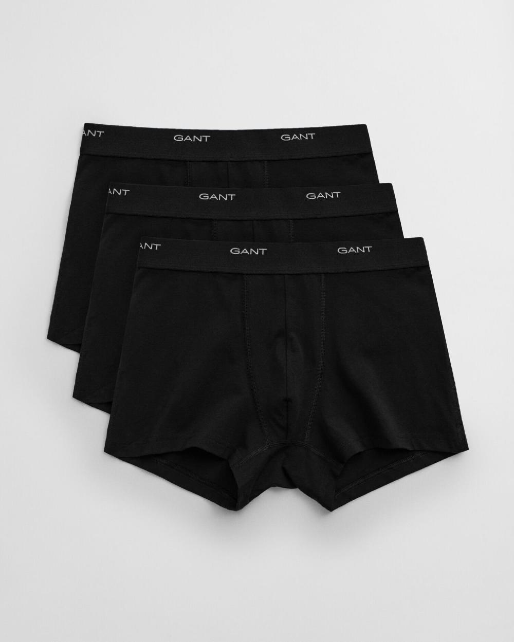 gant 3-Pack Core Trunks black