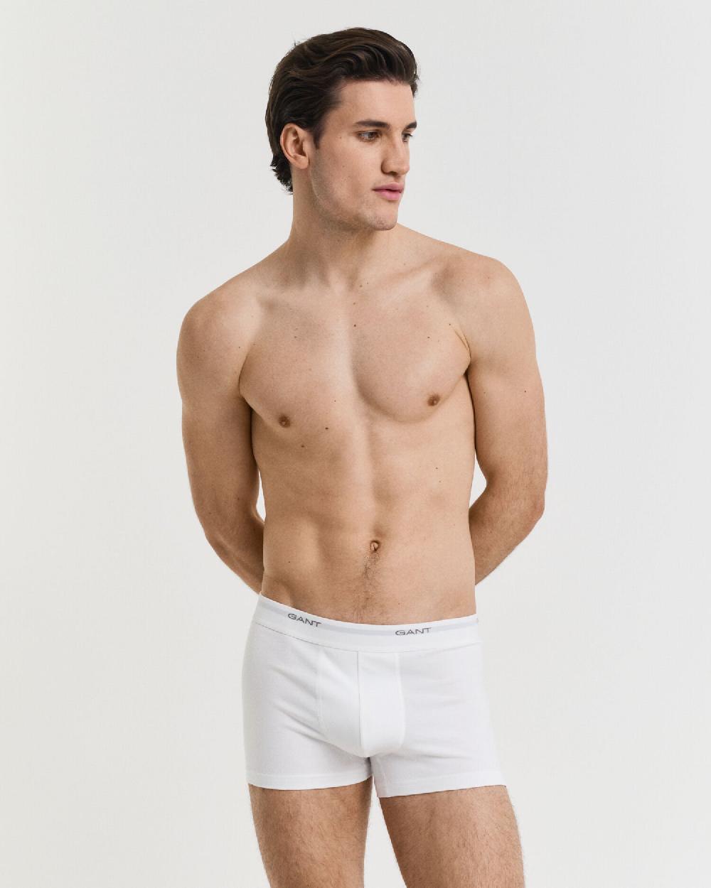 Gant 3-Pack Core Trunks White