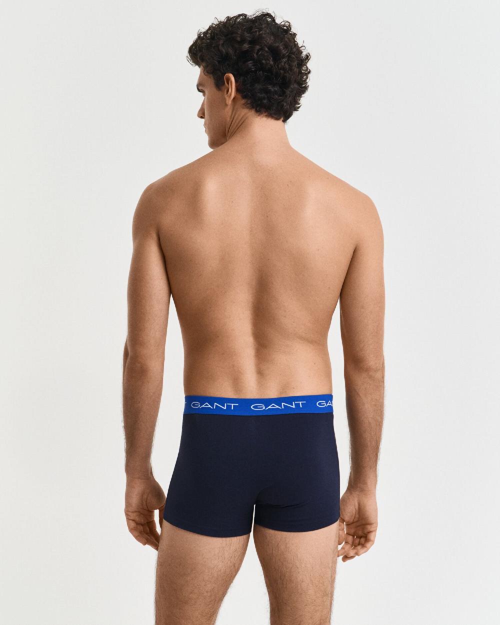 Gant 3-Pack Mixed Trunks Evening Blue