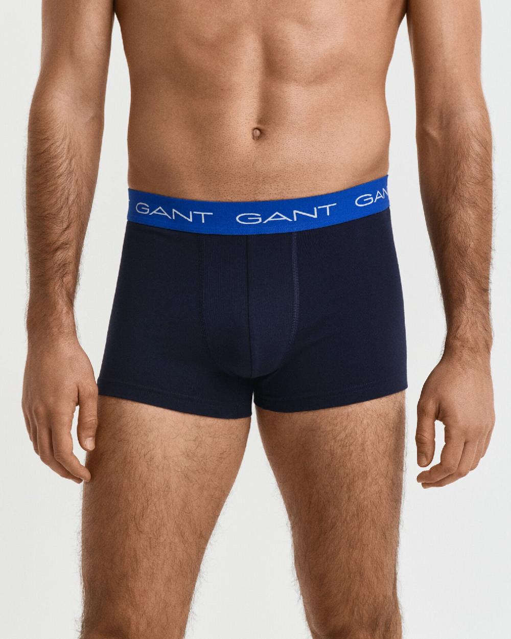 Gant 3-Pack Mixed Trunks Evening Blue