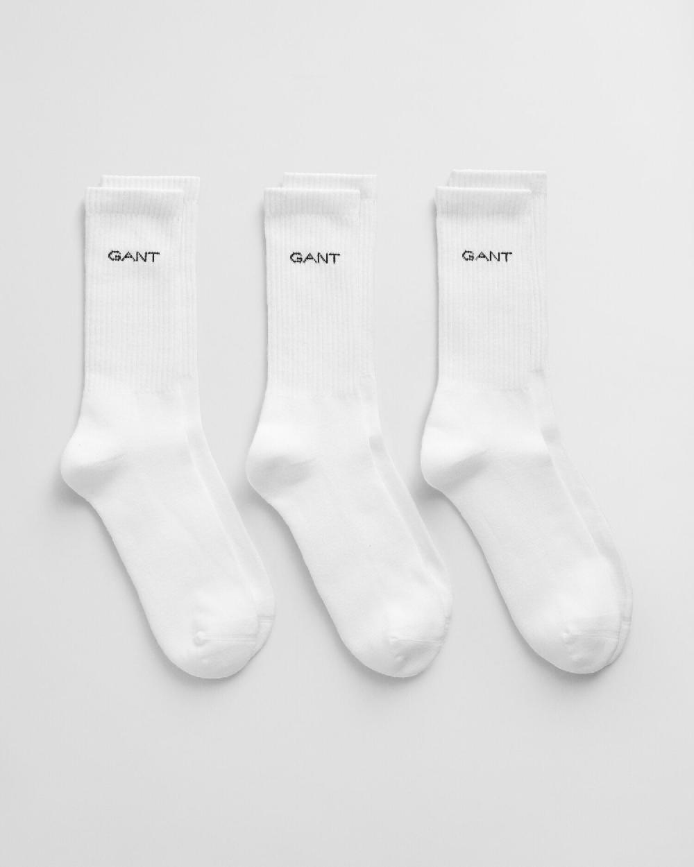 gant 3-Pack Sport Socks white