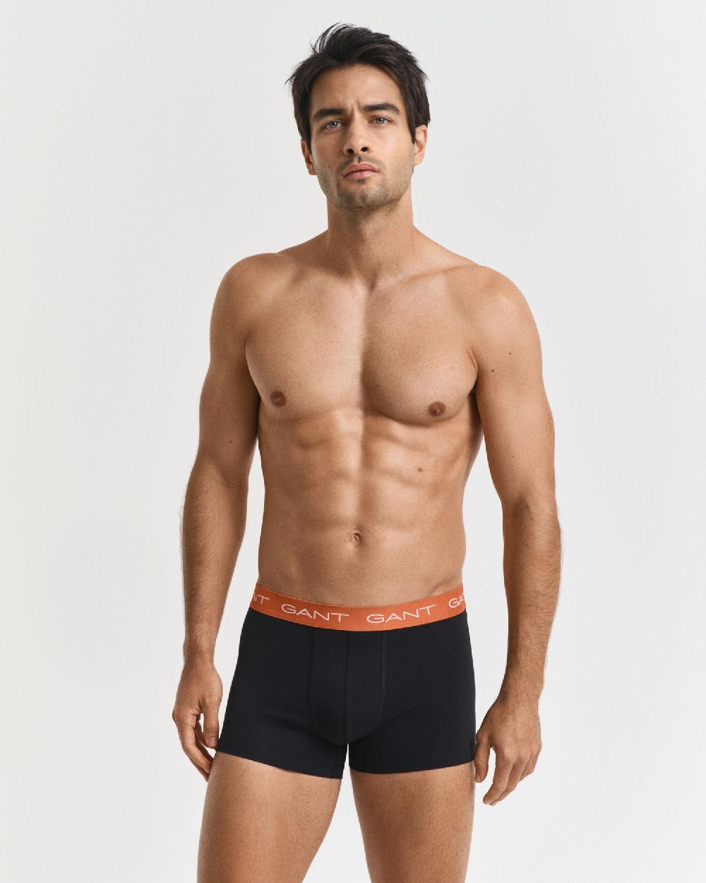 Gant 3-Pack Trunks Black