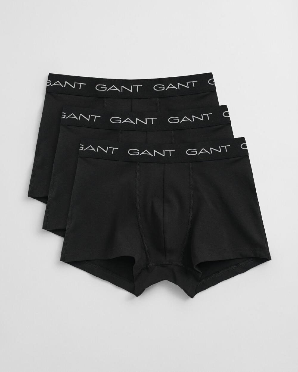 gant 3-Pack Trunks black