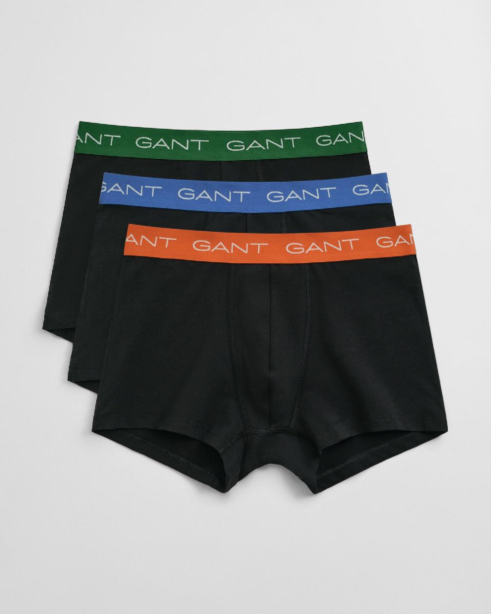 gant 3-Pack Trunks black