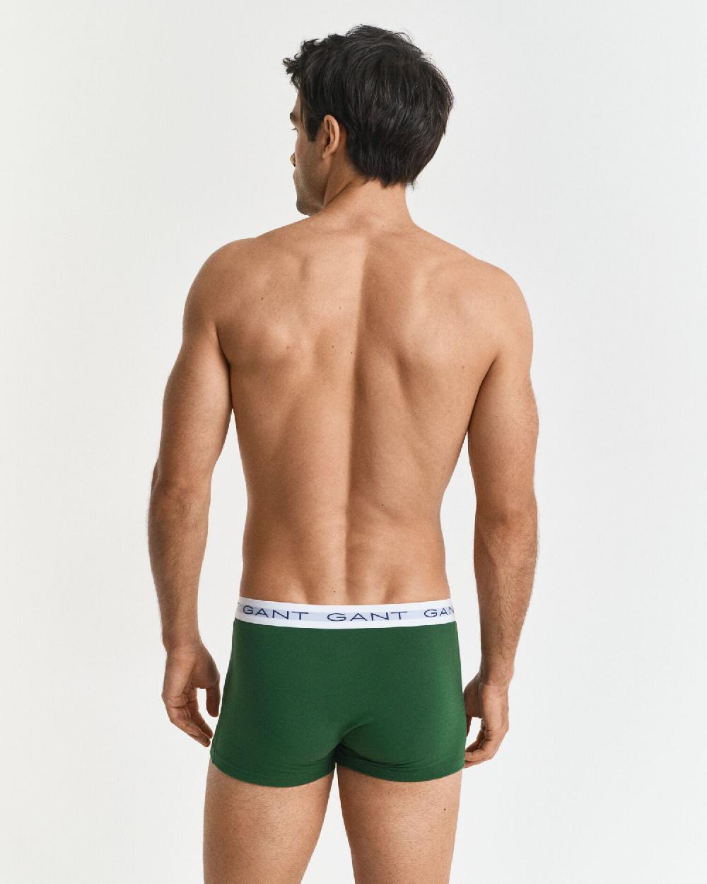 Gant 3-Pack Trunks Forest Green