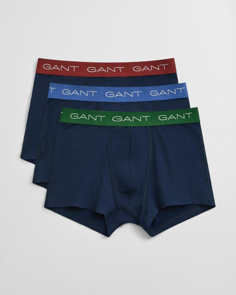 gant 3-Pack Trunks marine