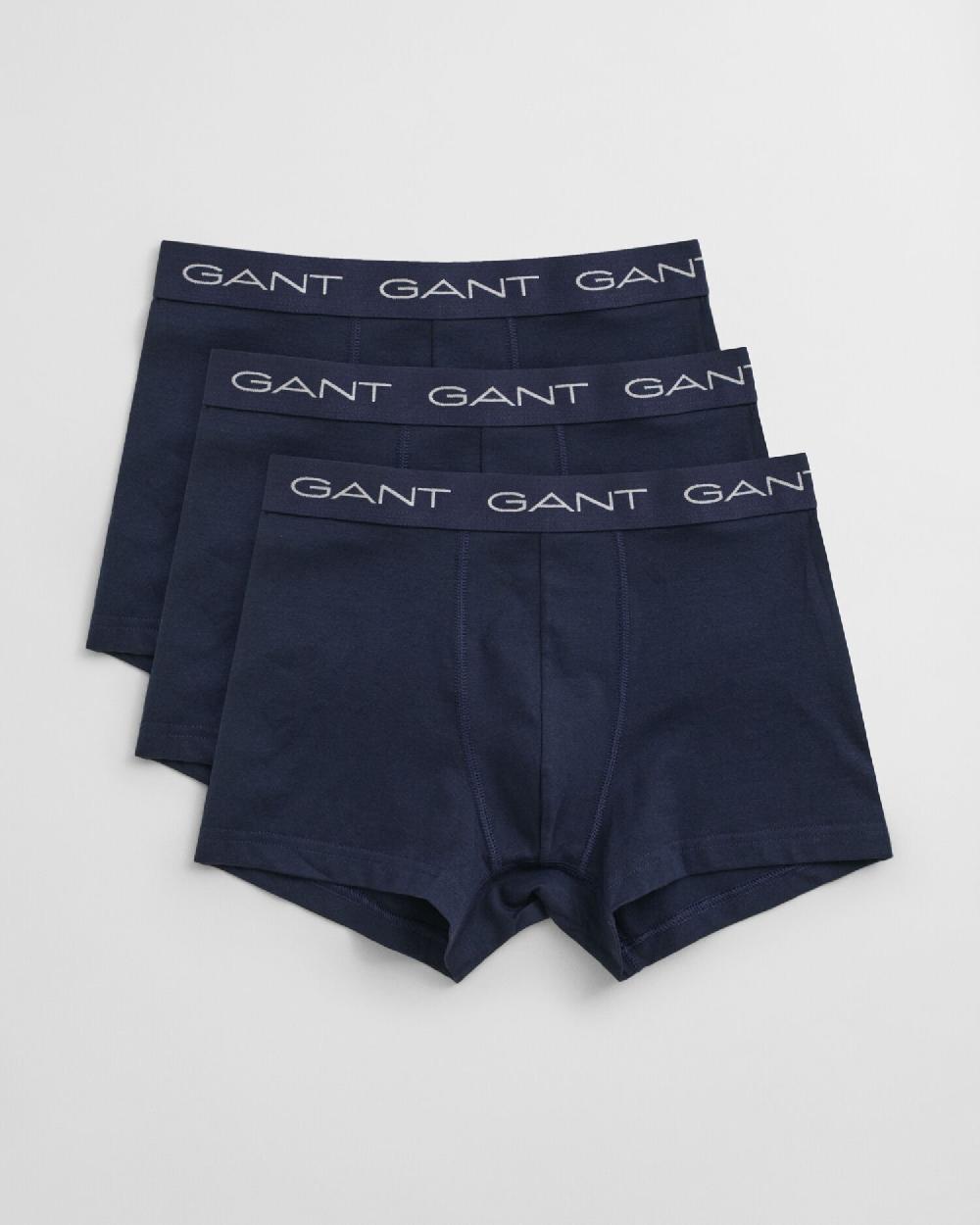 gant 3-Pack Trunks marine