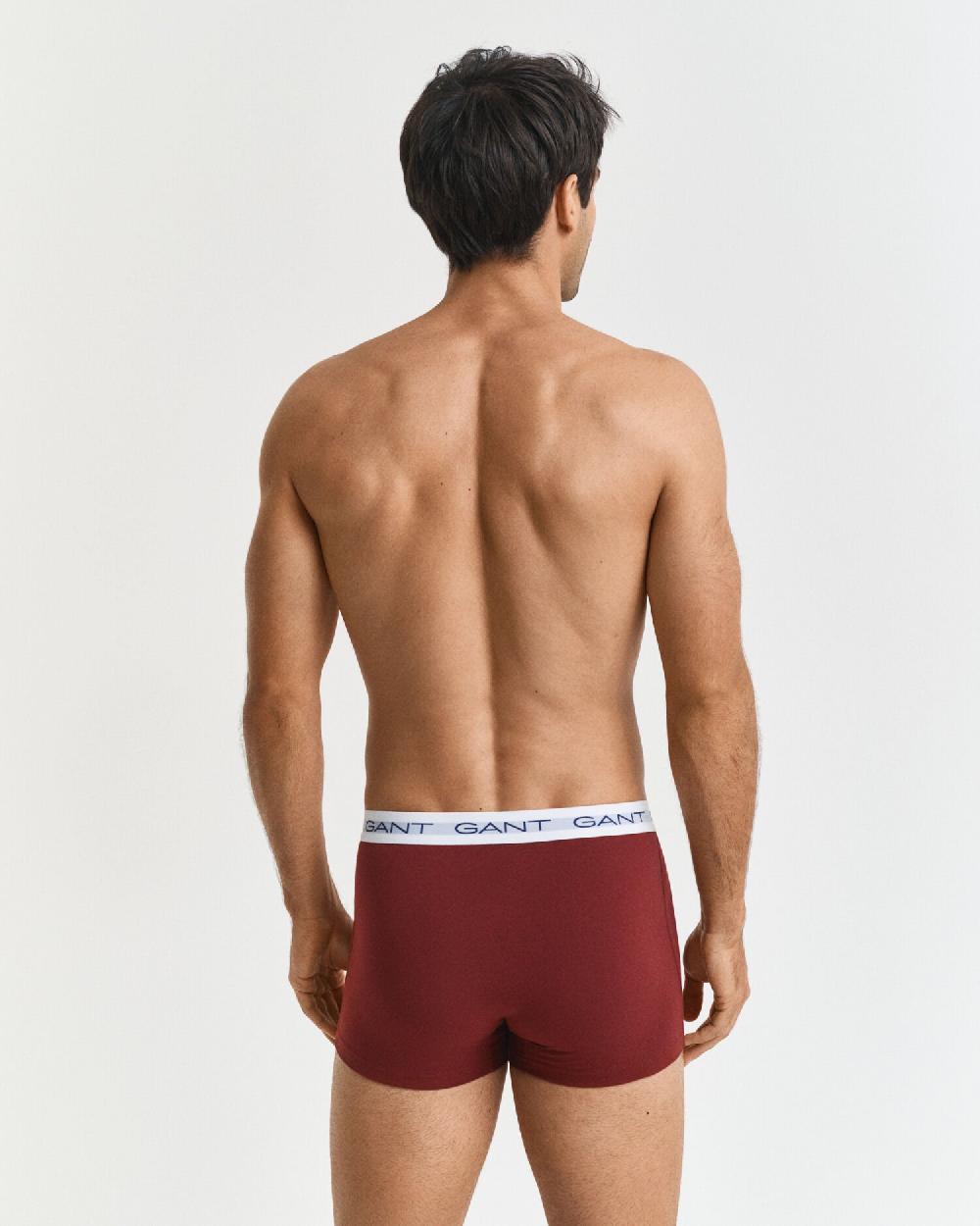 Gant 3-Pack Trunks Plumped Red