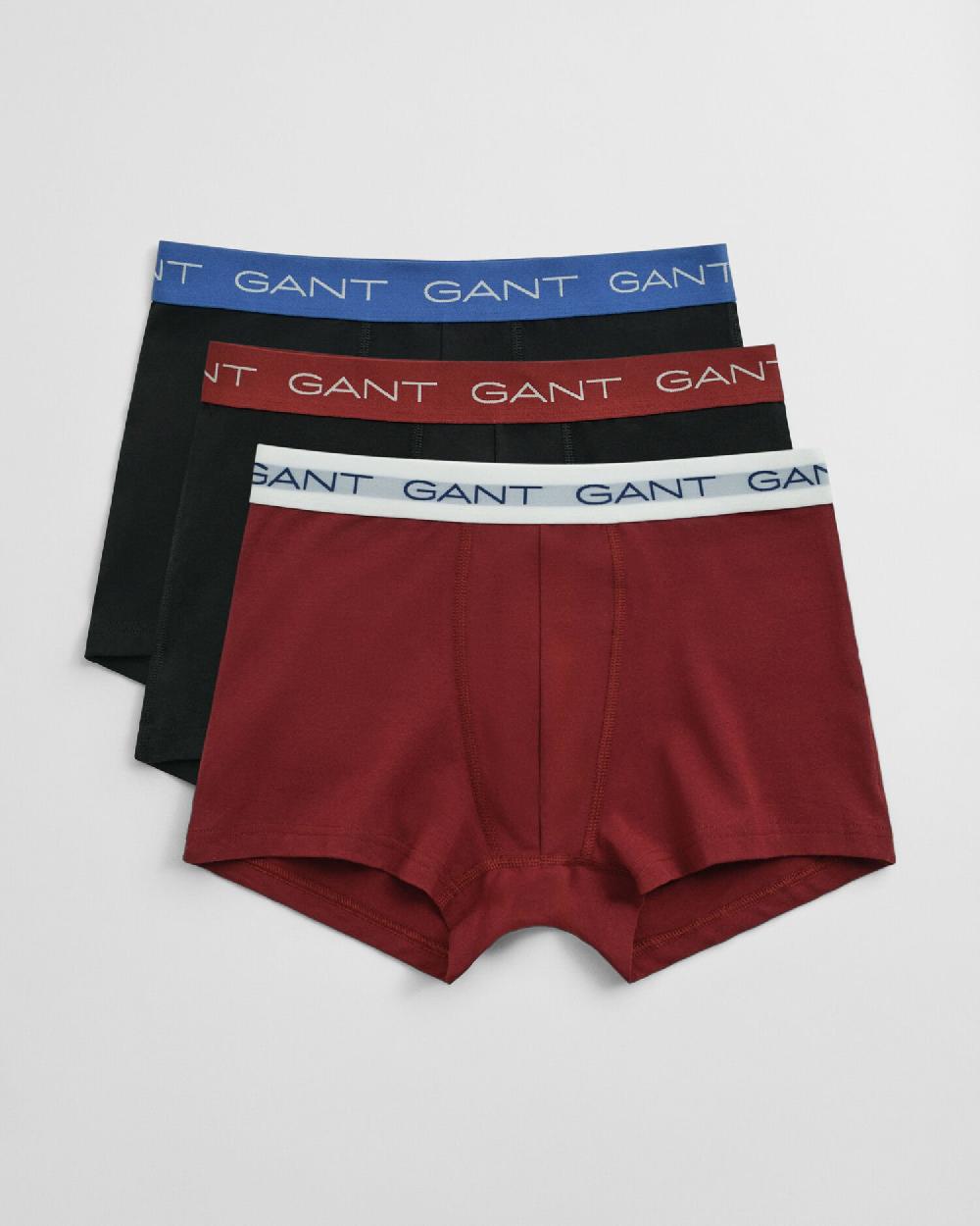 gant 3-Pack Trunks plumped red