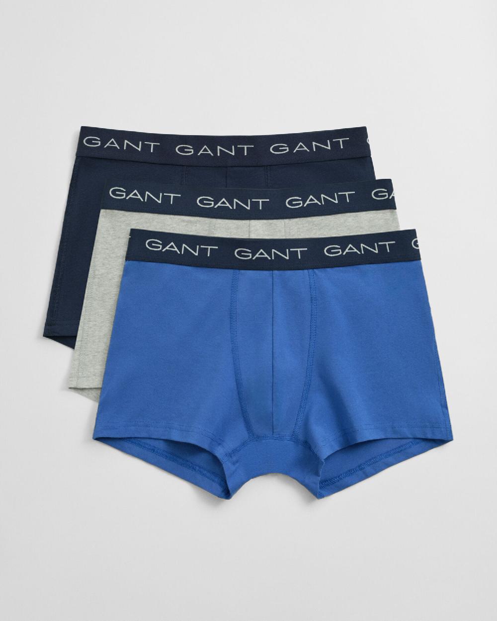gant 3-Pack Trunks rich blue