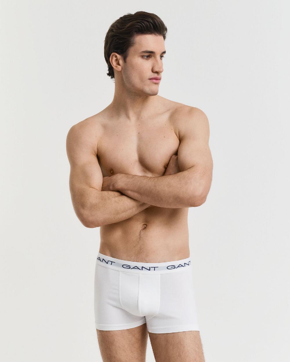 Gant 3-Pack Trunks White