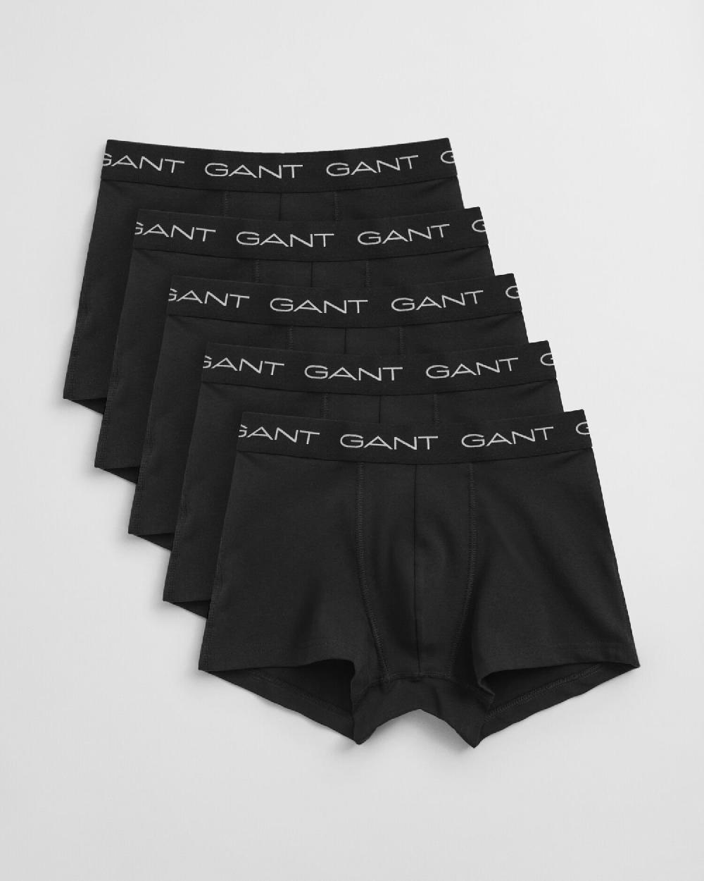 gant 5-Pack Trunks black