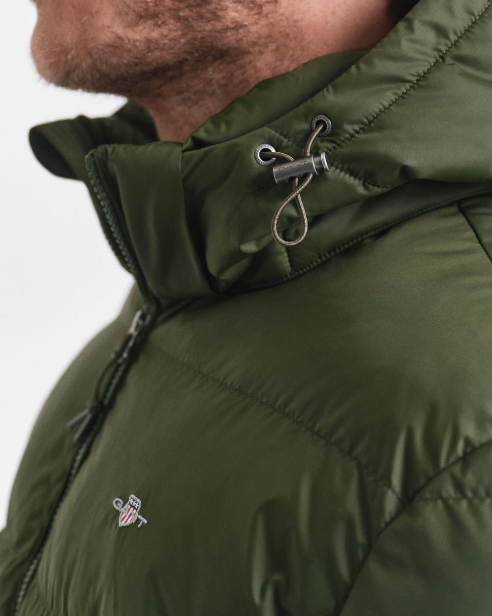 Gant Active Cloud Mid Length Jacket Country Green