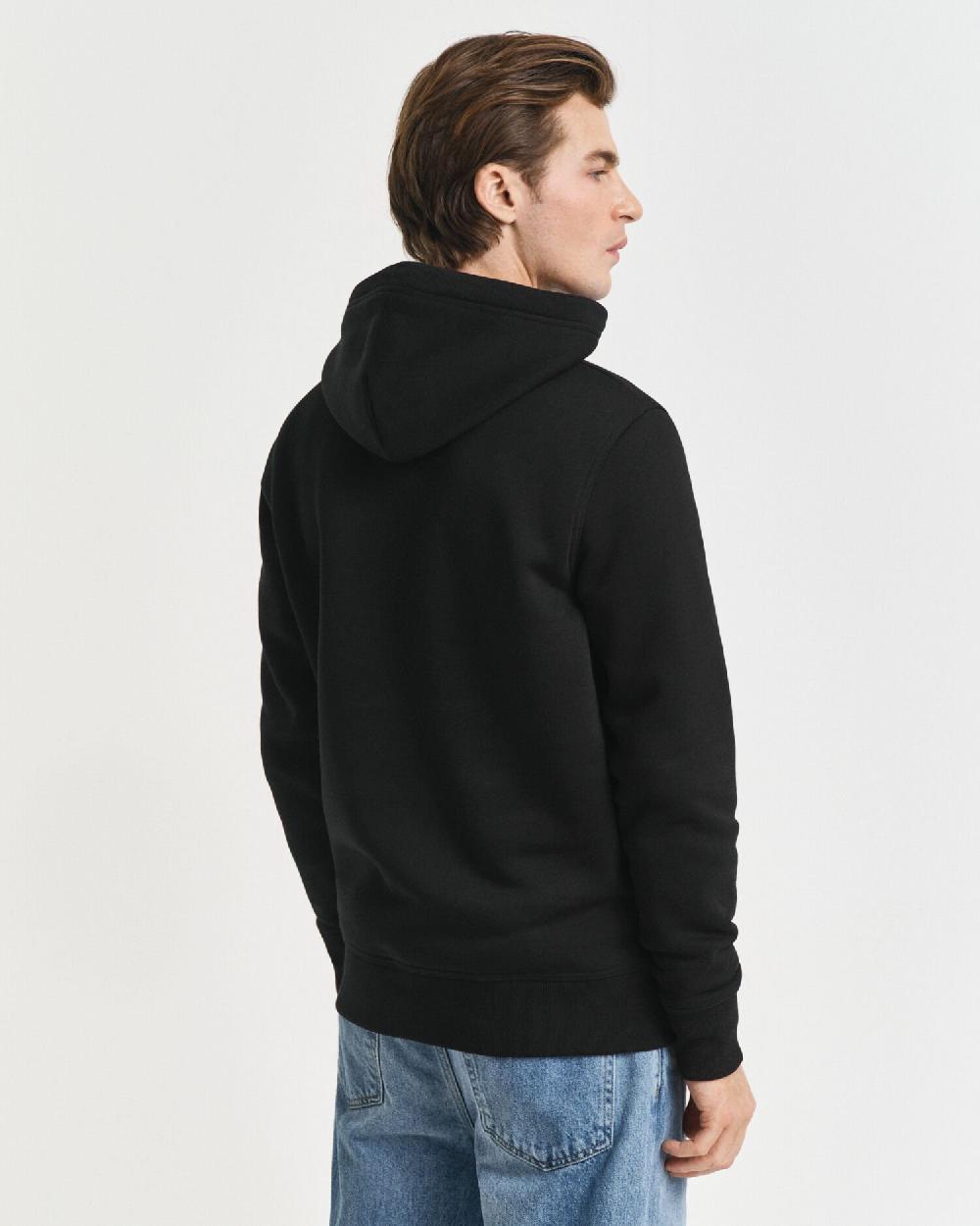 Gant Archive Shield Hoodie Black