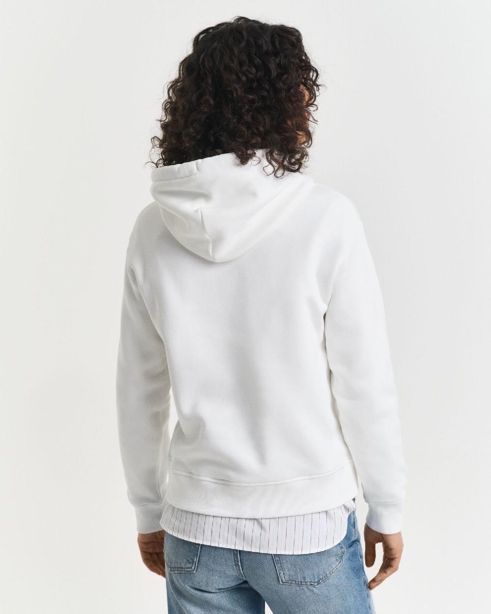 Gant Archive Shield Hoodie Eggshell