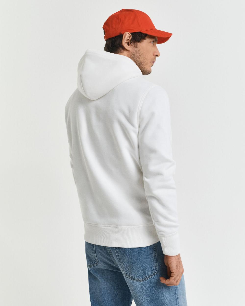 Gant Archive Shield Hoodie Eggshell