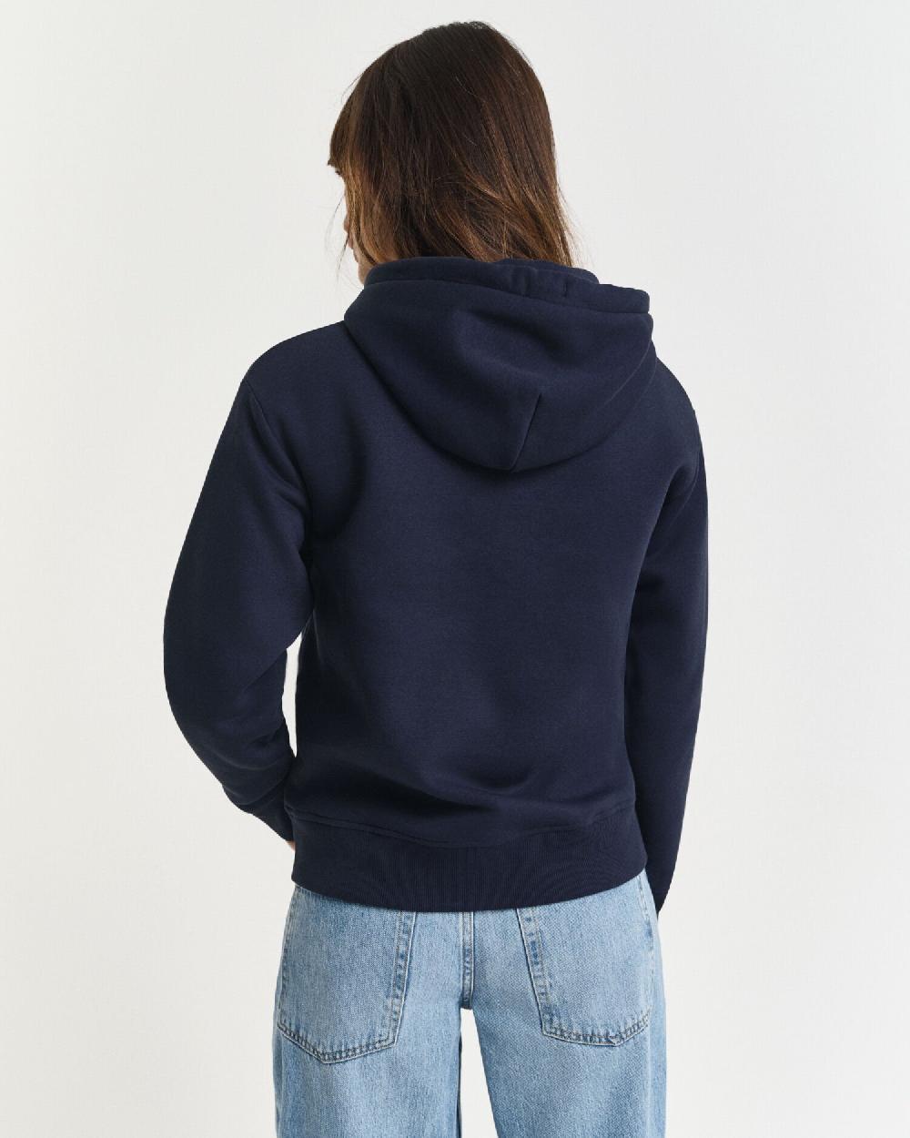 Gant Archive Shield Hoodie Evening Blue