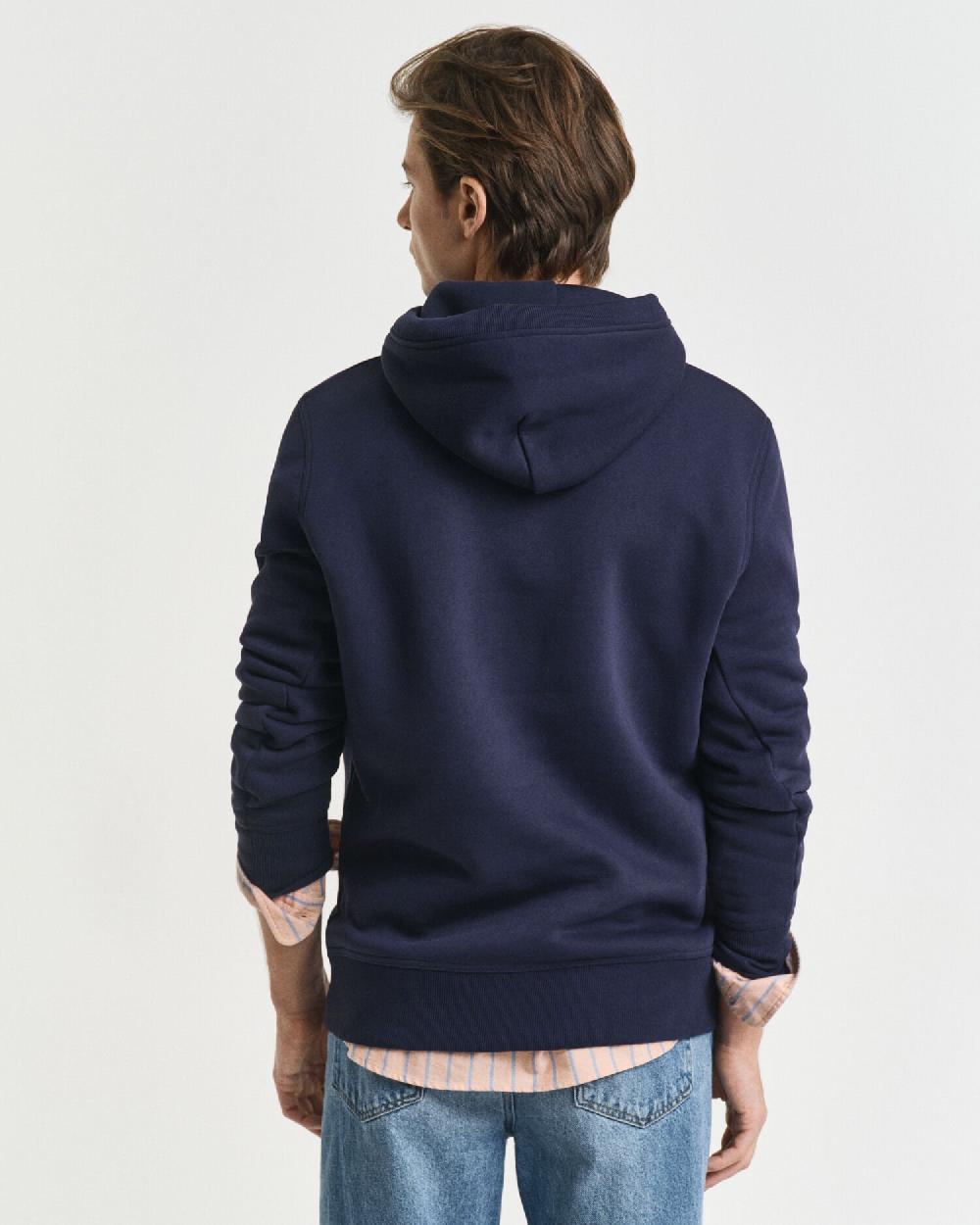 Gant Archive Shield Hoodie Evening Blue