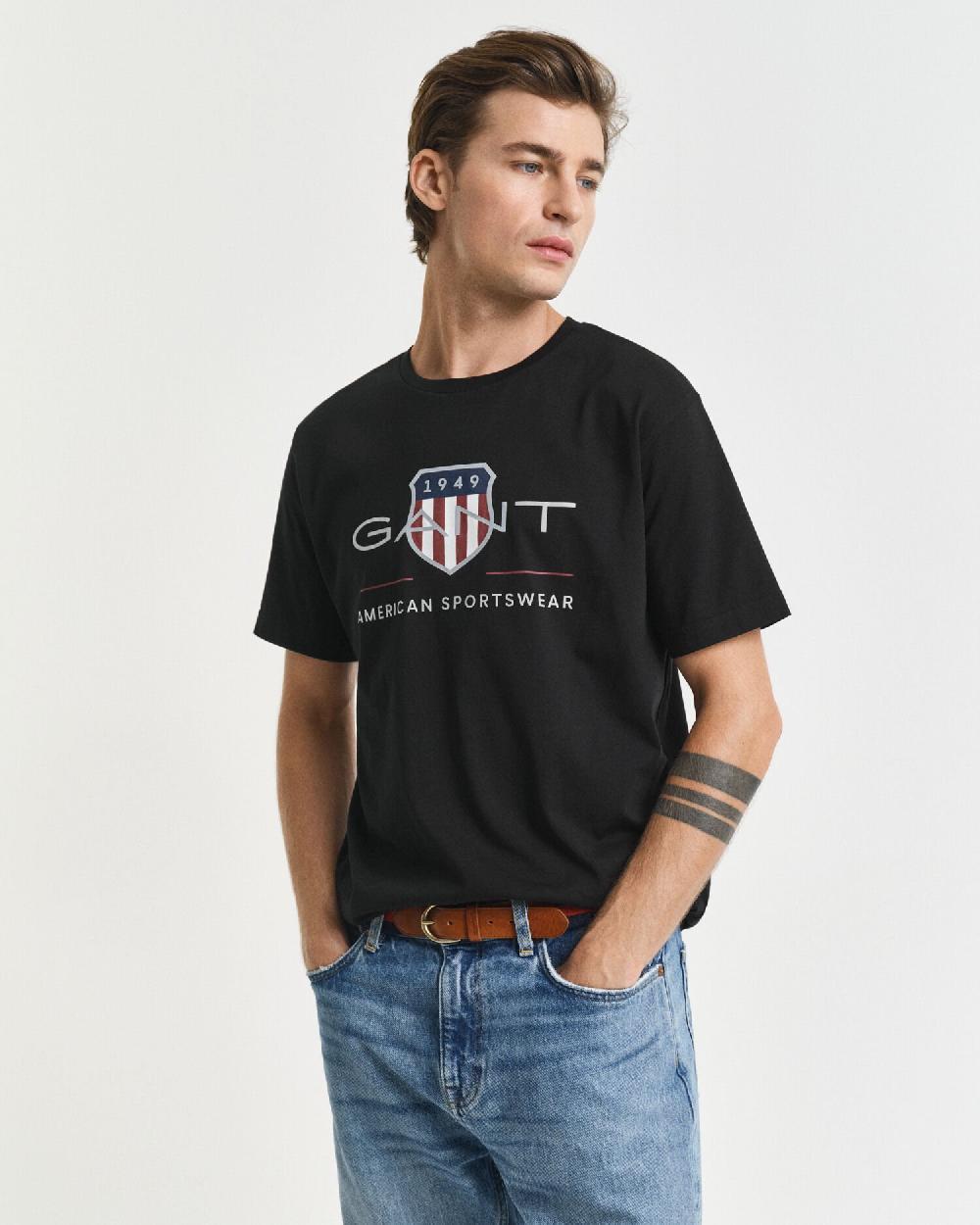gant Archive Shield T-Shirt black