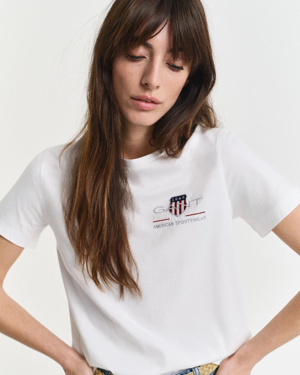 Gant Archive Shield T-Shirt White