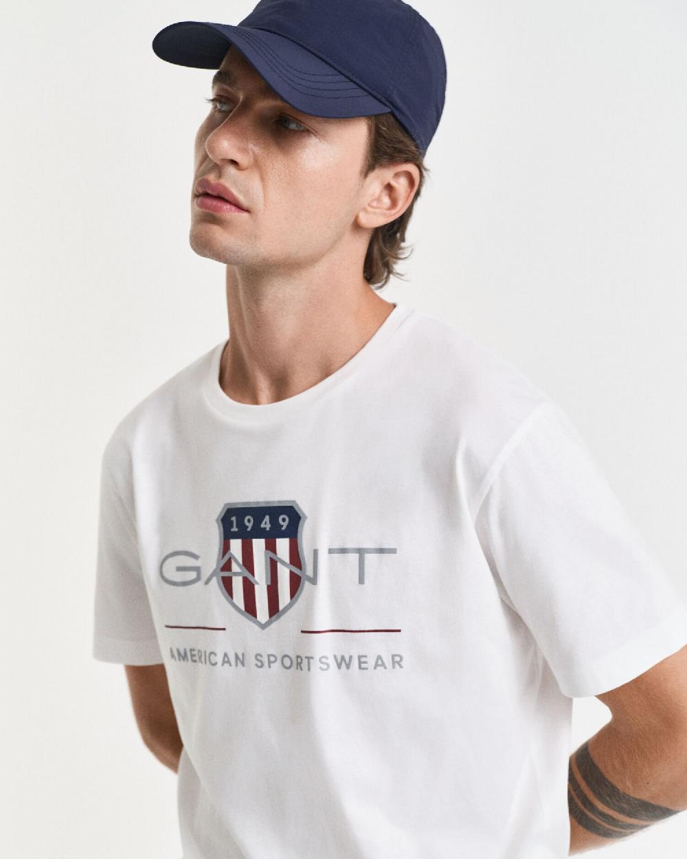 Gant Archive Shield T-Shirt White