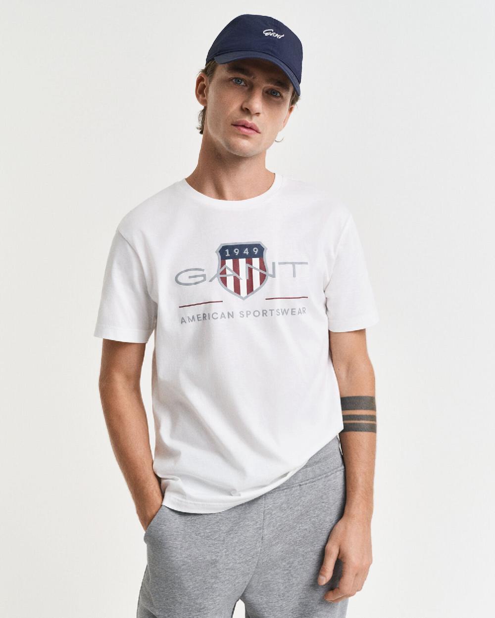Gant Archive Shield T-Shirt White