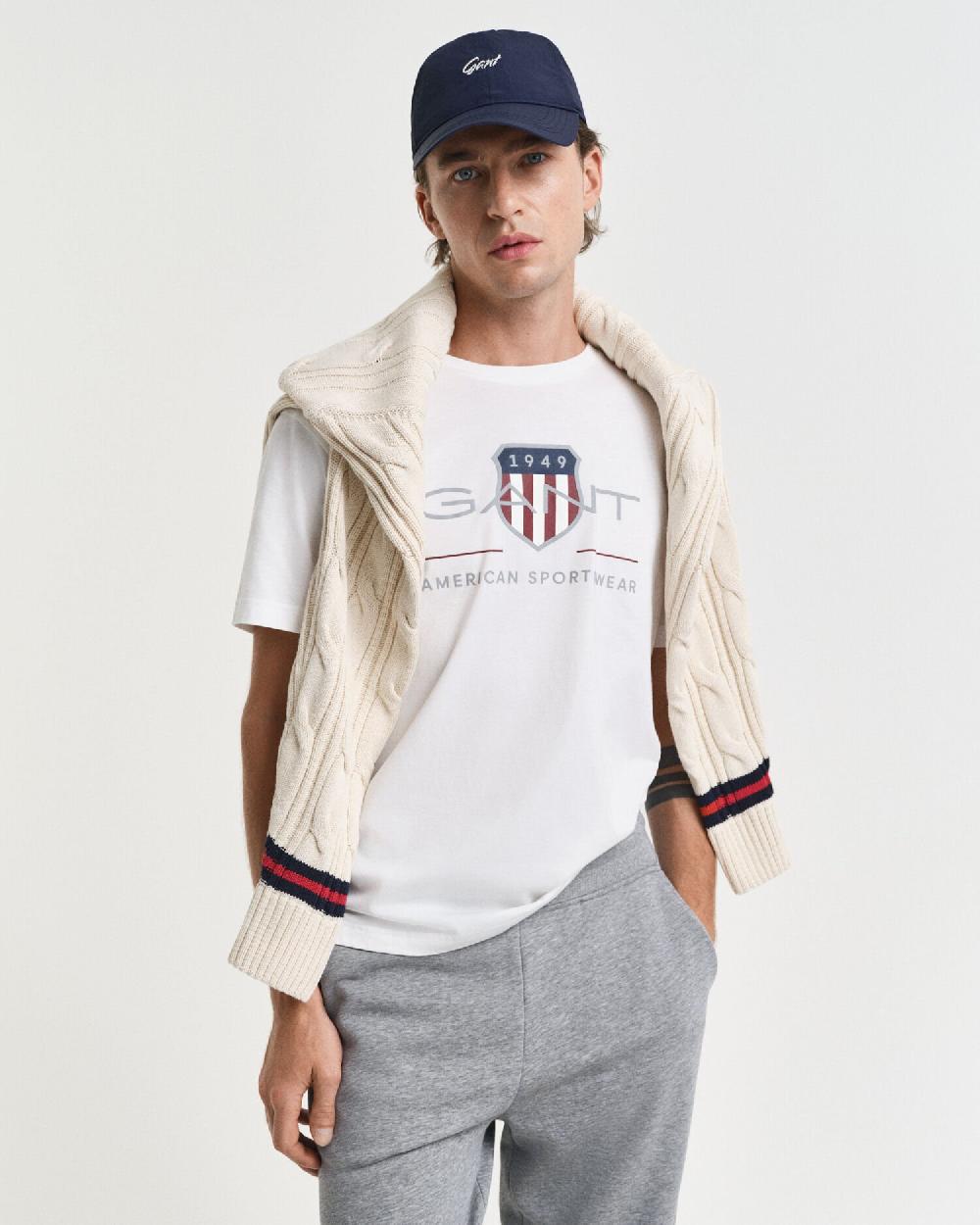 gant Archive Shield T-Shirt white