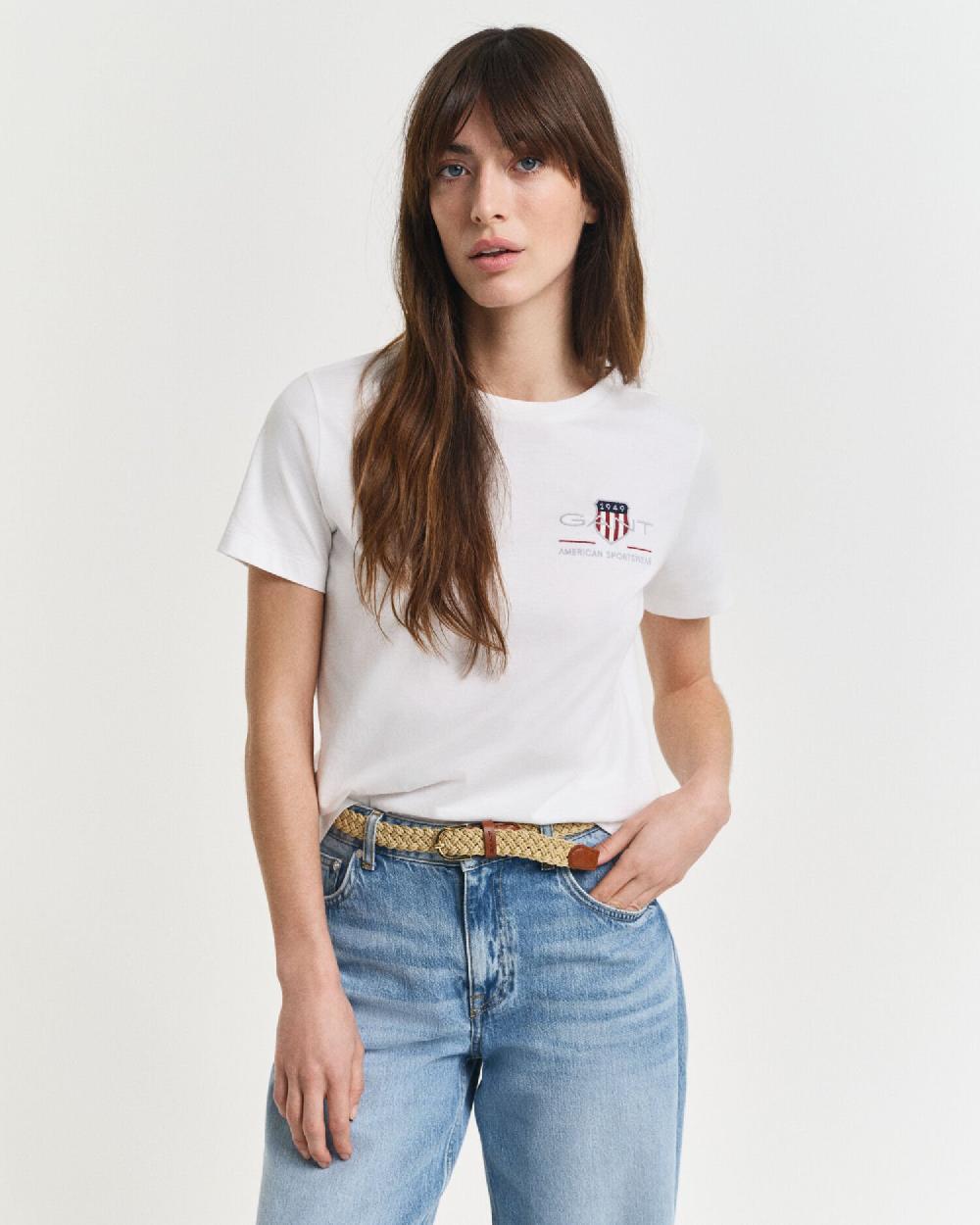 gant Archive Shield T-Shirt white