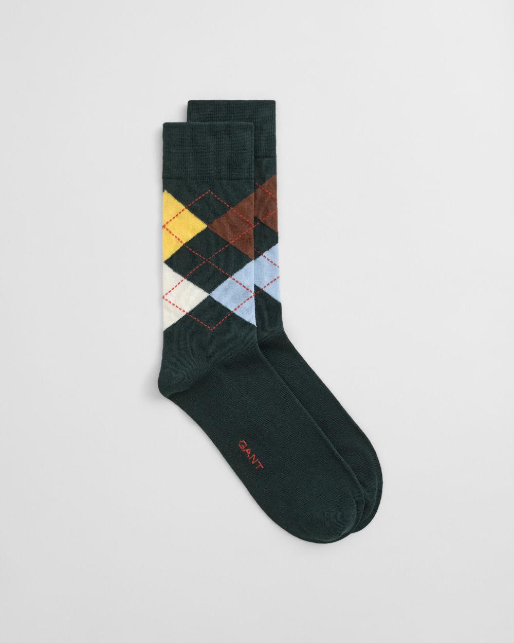 gant Argyle Socks tartan green
