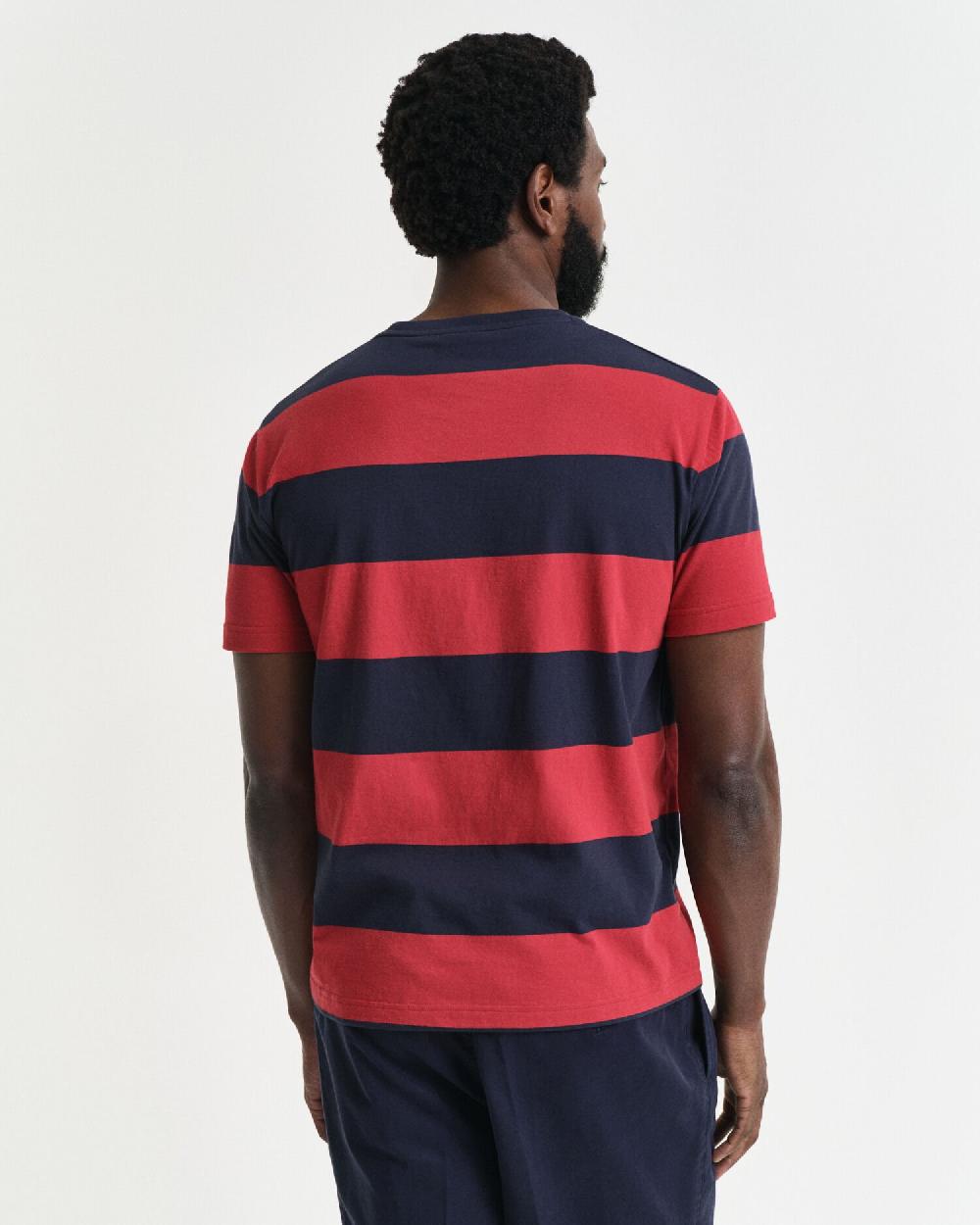 Gant Barstripe T-Shirt Ruby Red