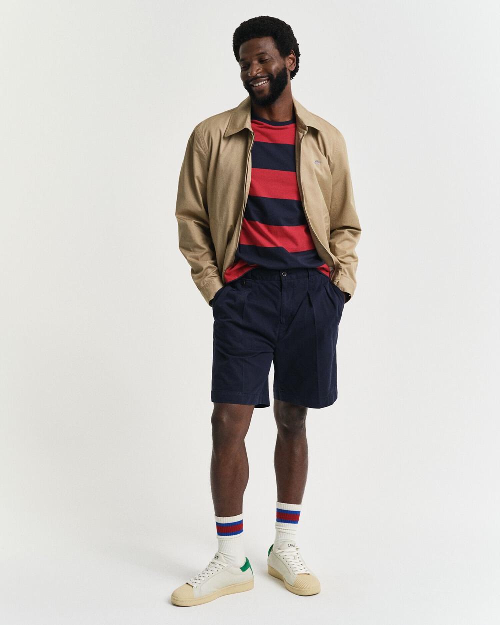 Gant Barstripe T-Shirt Ruby Red