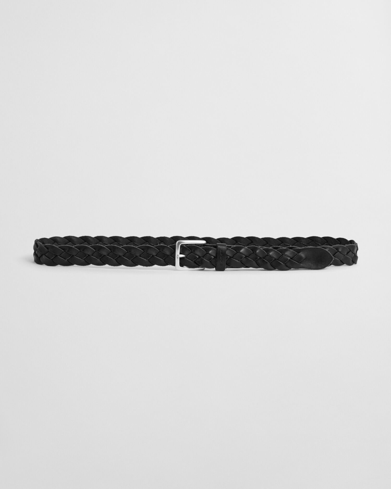 gant Braided Leather Belt black