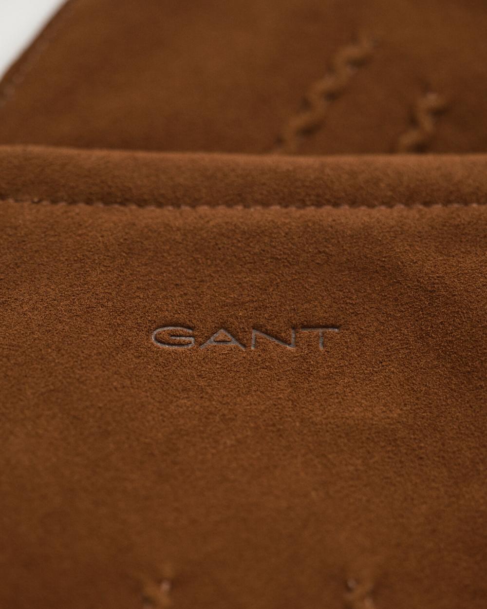 Gant Cashmere Lined Suede Gloves Clay Brown
