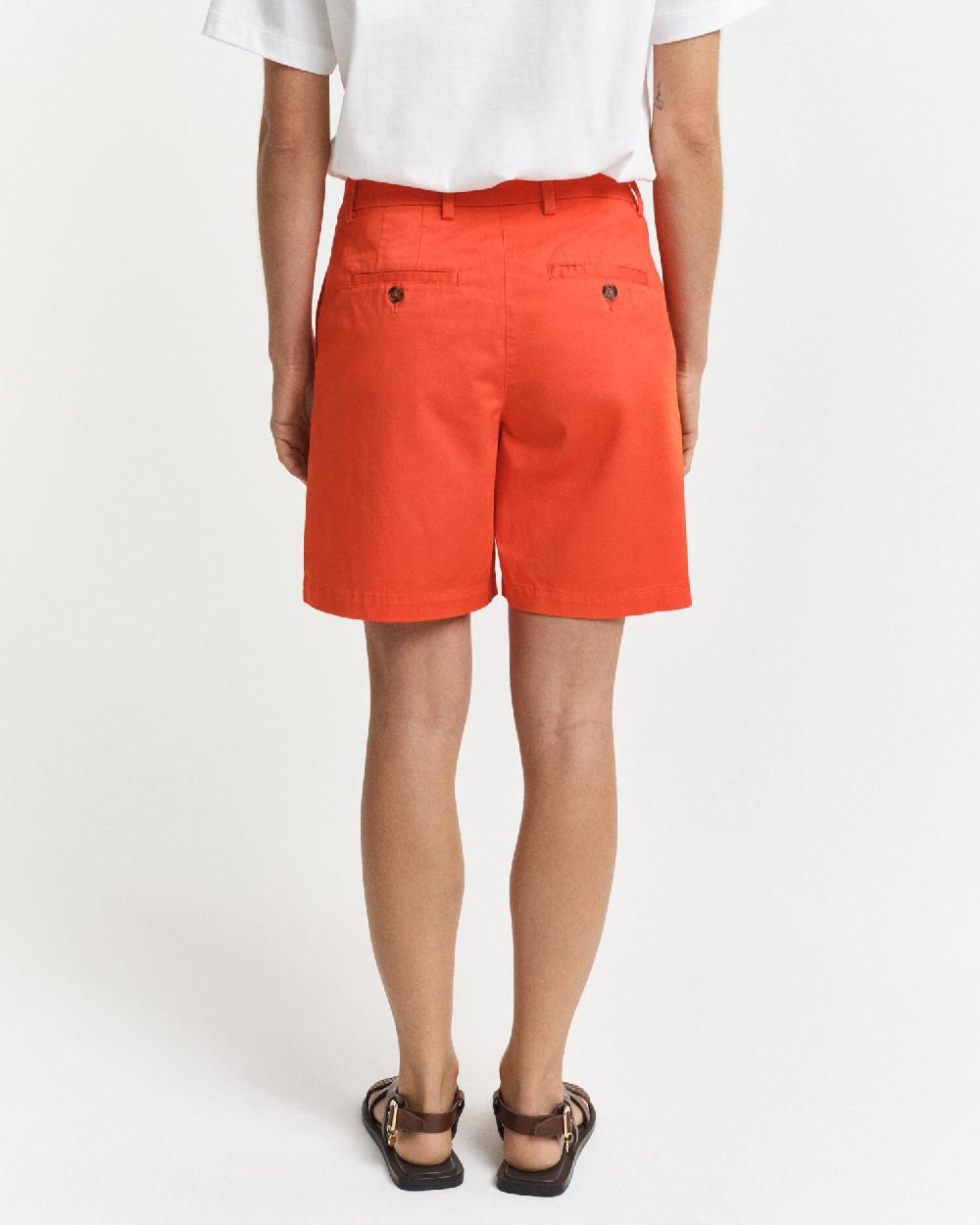 Gant Chino Shorts Orange Red