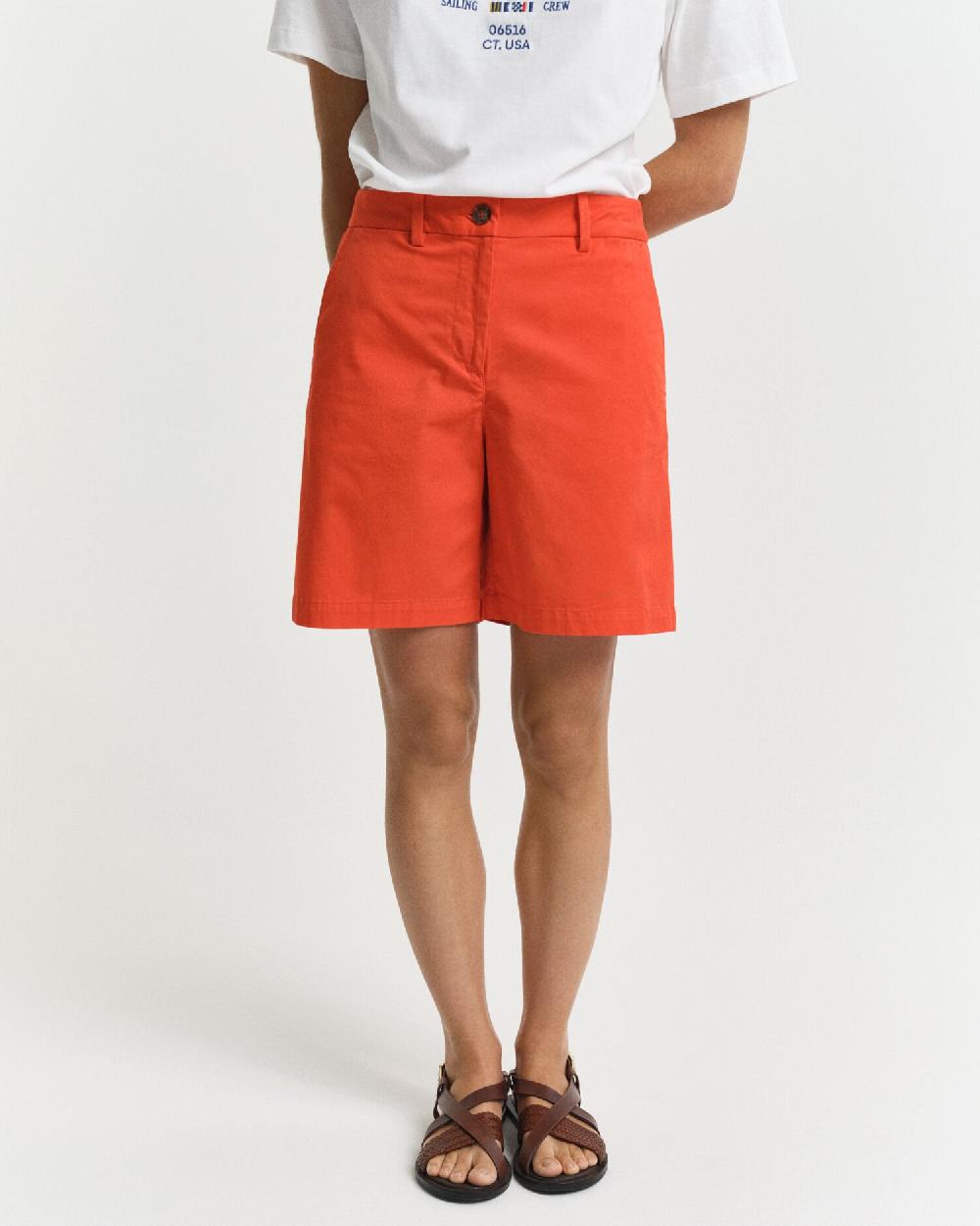 Gant Chino Shorts Orange Red
