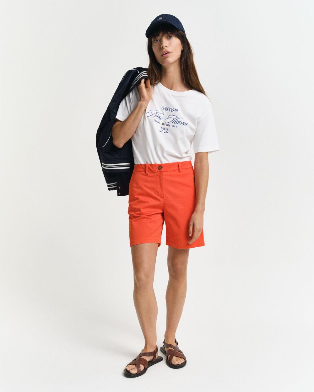 gant Chino Shorts orange red