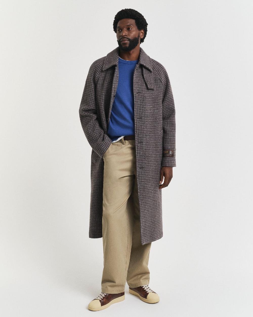 Gant Classic Cotton Crew Neck Sweater Rich Blue
