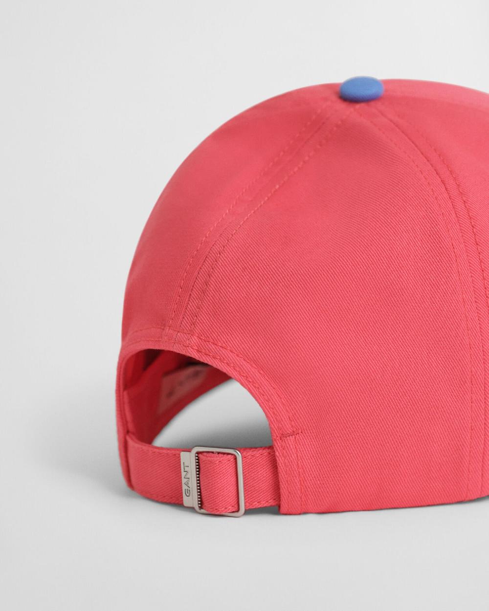 Gant Contrast Visor Baseball Cap Watermelon Red