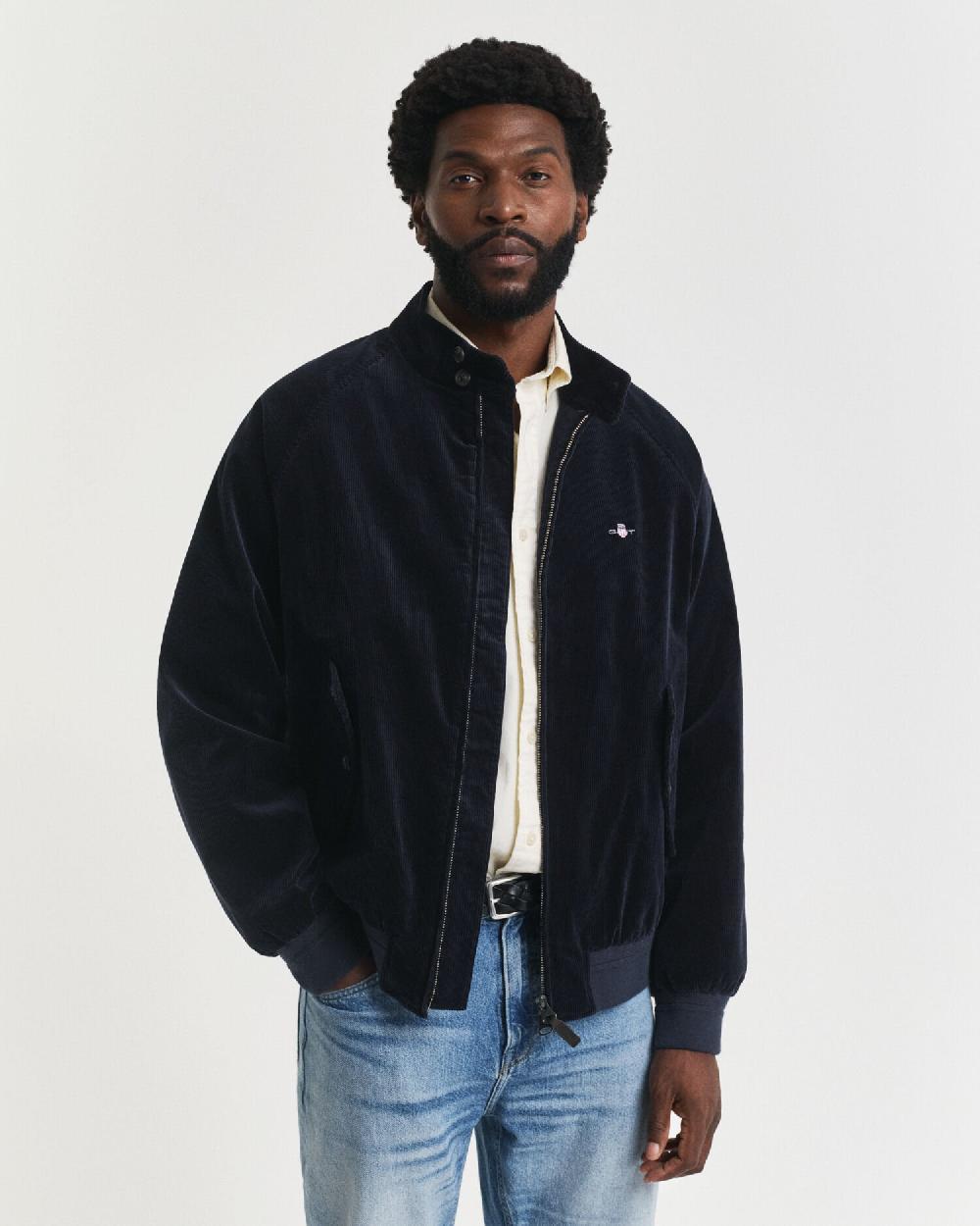 gant Corduroy Harrington Jacket evening blue
